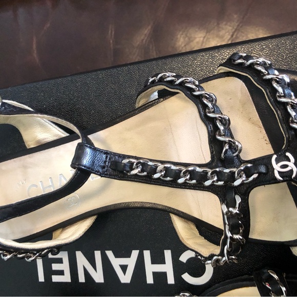 Chanel chain sandals - Picture 7 of 8
